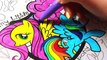 My Little Pony Coloring Book Twilight Sparkle Pinkie Pie Applejack Rarity Fluttershy Rainb