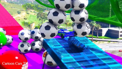 Disney Cars 3 Lightning McQueen Truck Vehicle 3D Nursery Rhymes Songs Compilation for kids