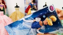 Disney Princess Belle Snow white Ariel Elsa Jasmine Cinderella Barbie Wedding Dresses