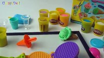 Scoopsn Treats. Play doh Ice cream Делаем фруктовое мороженное playset Unboxing Plasty Pl