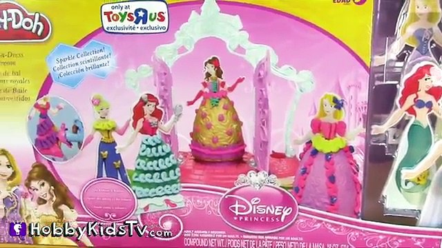 Disney FROZEN Anna, Ariel Bridesmaid Dresses! [Ariel] [Play-Doh] [Hero] [Princess]