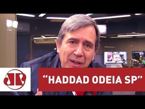 Haddad tem ódio da cidade , diz Villa | Jornal da Manhã | Jovem Pan