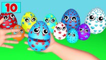 Et enfants les couleurs des œufs pour enfants Apprendre rimes chanson enseigner avec Abcs surprise |