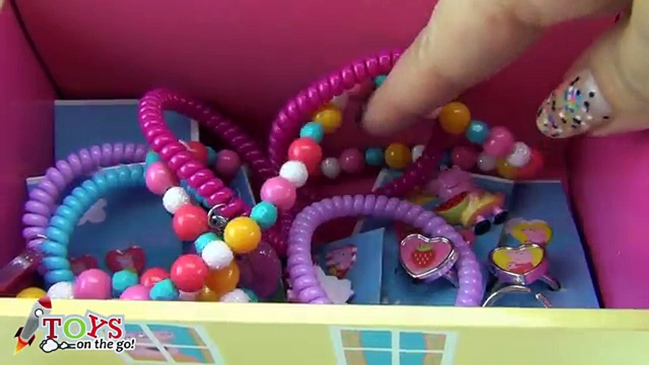 Caja el Delaware por pag cerdo sorpresa allí pasado peppa caja con juguetes huevos sorpresa peppa juguetes peppa