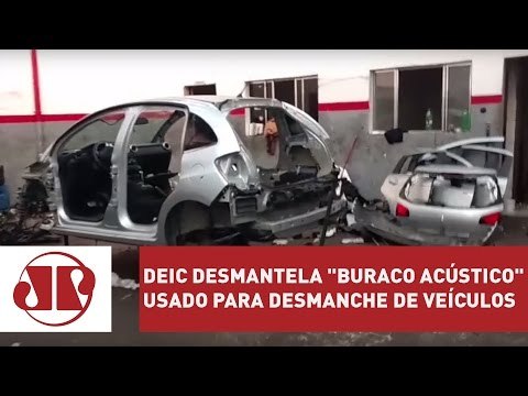 Deic desmantela buraco acústico utilizado para desmanche de veículos | Jornal da Manhã | Jovem Pan