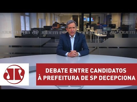 Debate entre candidatos à Prefeitura de SP decepcionou | Marco Antonio Villa | Jovem Pan