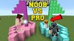 PopularMMOs Minecraft  NOOB VS PRO!!! - SNOWBALL WARS!! - Mini-Game