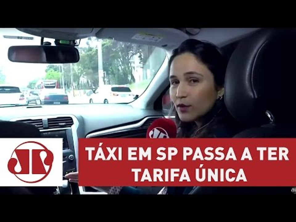 Táxi em SP passa a ter tarifa única e bandeira 2 opcional | Jornal da Manhã | Jovem Pan