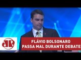 Flávio Bolsonaro passa mal durante debate | Jornal da Manhã | Jovem Pan