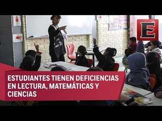 Prueba académica revela pobre nivel educativo de México
