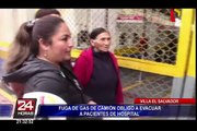 Villa El Salvador: bomberos controlaron fuga de gas frente a Hospital de la Solidaridad