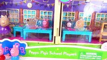 Salón de clases gramo gacela Jorge Casa señora cerdo jugar Escuela conjunto sorpresa juguete cebra Peppa zoe