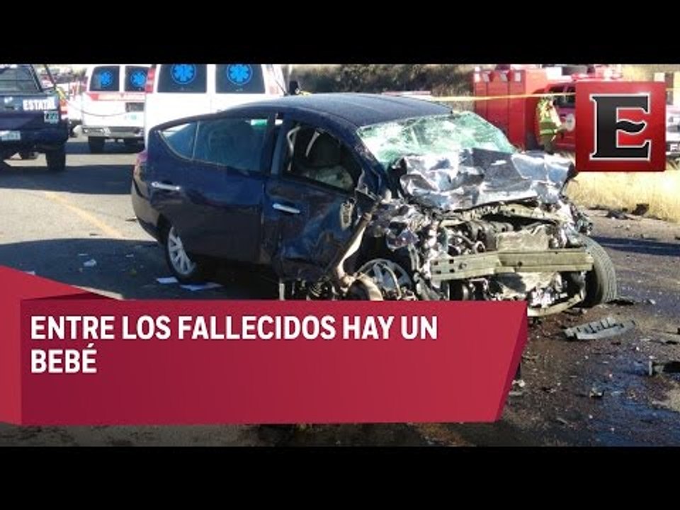 Accidente en Aguascalientes deja cinco muertos