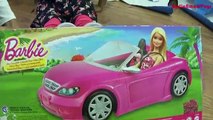 Y coche muñeca divertido resplandecer rosado juguetes Barbie barbie barbie unboxing