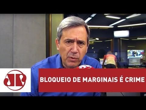 Bloqueio de marginais é crime, concordam Villa e Joseval | Jornal da Manhã | Jovem Pan