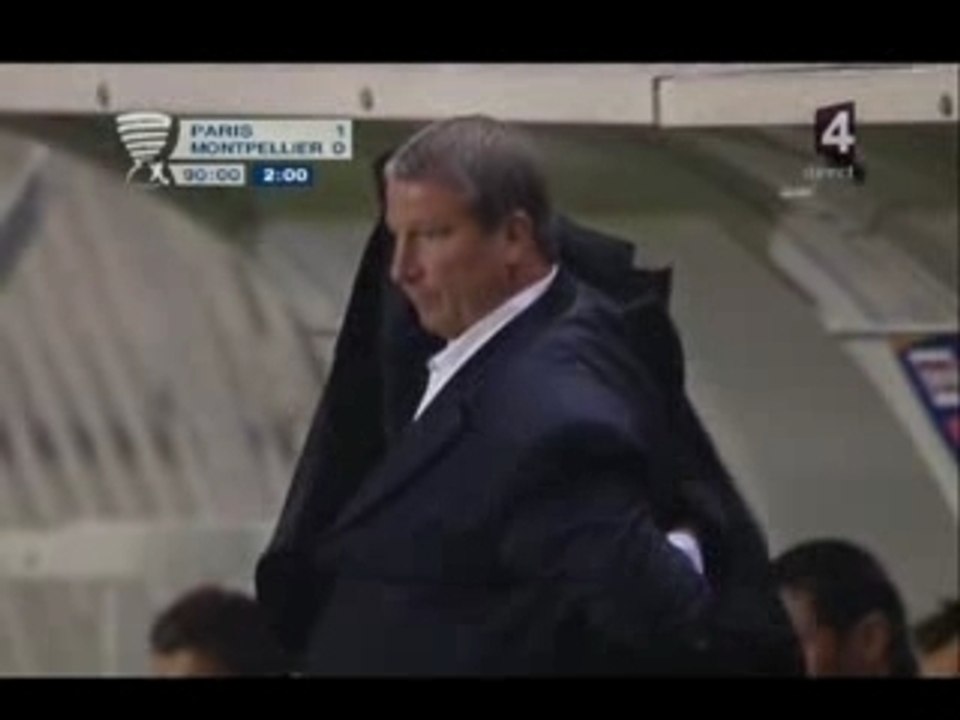 Carton Rouge PSG Montpellier