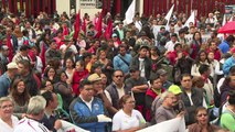 Sindicatos protestan en México en ronda de negociación de TLCAN