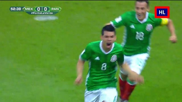 1-0 Hirving Lozano Goal - México 1 - 0 Panamá - 01.09.2017