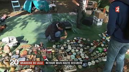 La braderie de Lille s'ouvre aujourd'hui et va durer tout le week-end sous très haute sécurité !
