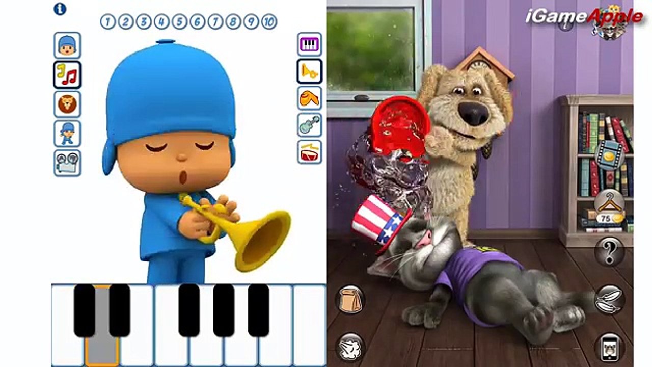 Androide para gracioso juego jugabilidad Niños hablando Pocoyo vs ben iphone ios