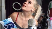 ASMR (mouth sounds, tapping, finnish words)