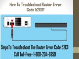 1-800-204-6959 Steps to Troubleshoot Router Error Code 52131