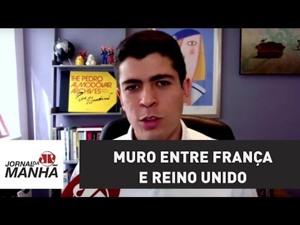 Muro entre França e Reino Unido visa barrar entrada de refugiados | Jornal da Manhã | Jovem Pan