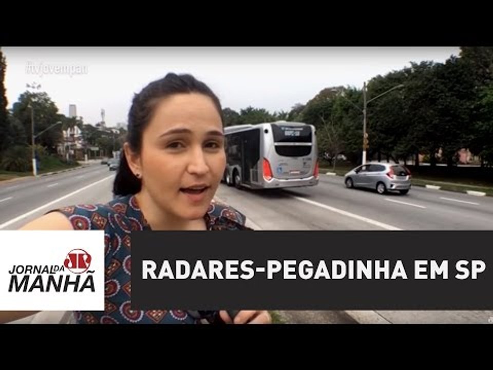 Jovem Pan faz blitz e descobre radares-pegadinha em SP | Jornal da Manhã