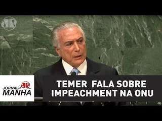 Download Video: Temer surpreende ao falar sobre impeachment na ONU | Thiago Uberreich | Jovem Pan