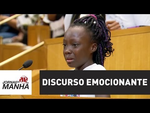 Discurso de criança sobre tratamento com negros nos EUA emociona | Jornal da Manhã | Jovem Pan