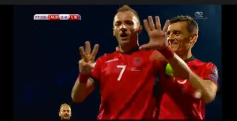 Ansi Agolli Goal HD - Albania 2-0 Liechtenstein 02.09.2017