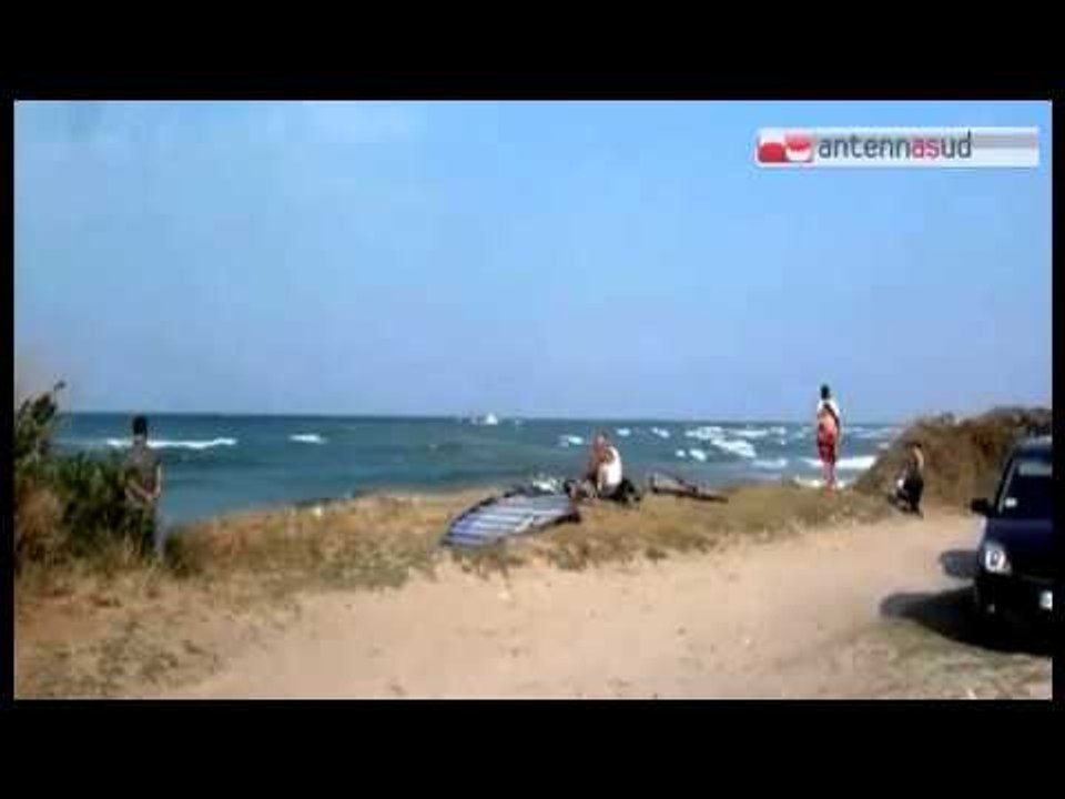 TG 14.07.14 Ex poliziotto muore mentre fa il bagno a Torchiarolo