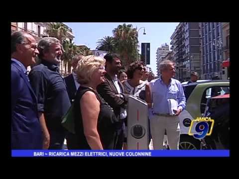 Bari | Ricarica mezzi elettrici, nuove colonnine