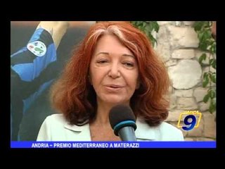 Andria | Premio mediterraneo a Materazzi