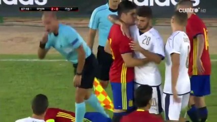 Dani Ceballos Horrible Injury vs Italy