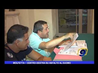 Molfetta | Centro destra su asfalto al Duomo