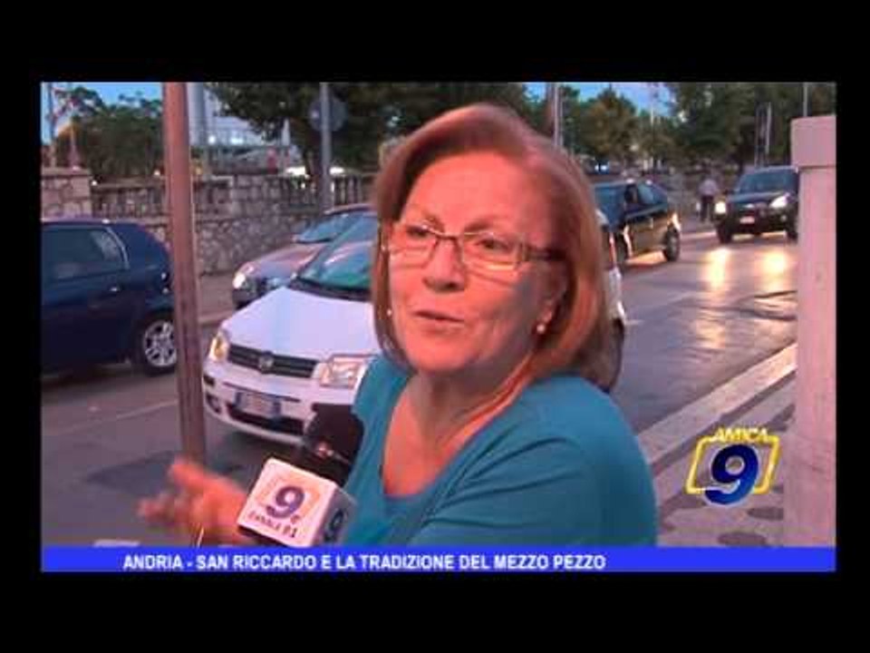 Andria | San Riccardo e la tradizione del mezzo pezzo