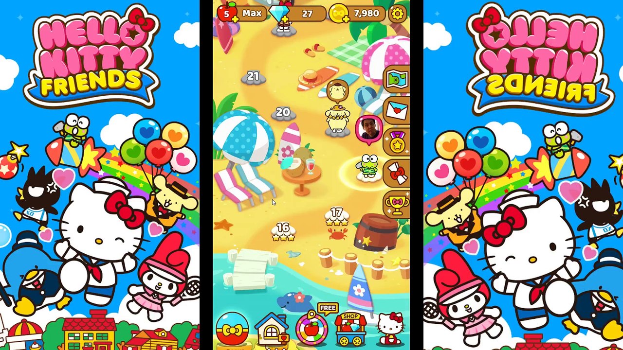 Hello Kitty Friends Game Gameplay Walkthrough 18 19 20 21