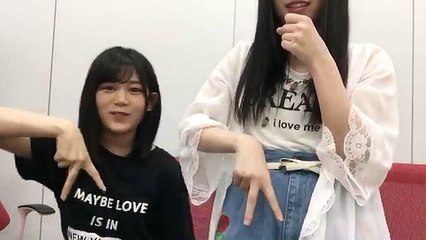 尾関梨香･上村莉菜 【欅坂46】 2017年07月07日 【SHOWROOM】