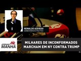 Milhares de inconformados marcham em NY contra Trump e contra a… democracia! | Reinaldo Azevedo