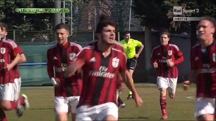 Quelques buts de Cutrone avec la réserve du Milan