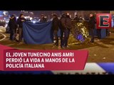 Abaten a tiros en Milán al autor del atentado de Berlín
