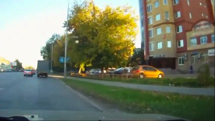 Driver's boxing and wrestling on the road #34 Russian spectacular