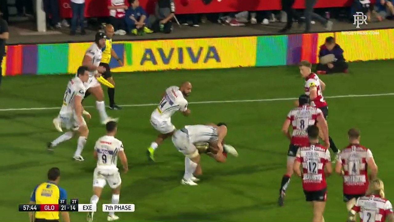 Gloucester Rugby - Exeter Chiefs - 2nd Half - RD 1 - Aviva Premiership