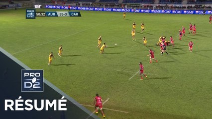 PRO D2 - Résumé Aurillac-Carcassonne: 41-10 - J3 - Saison 2017/2018