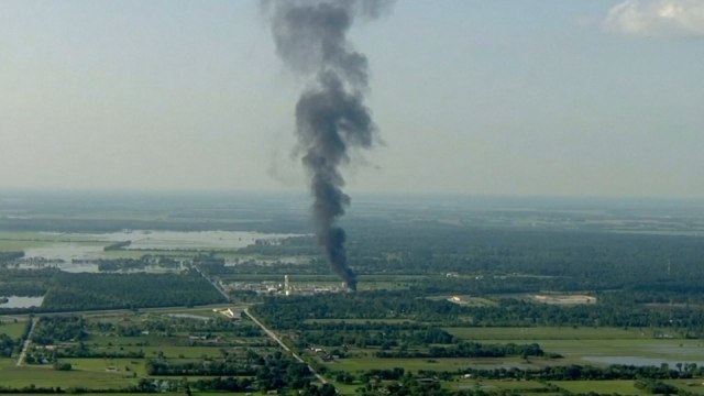 Fresh fire rages at Hurricane Harvey-hit chemical plant in Texas