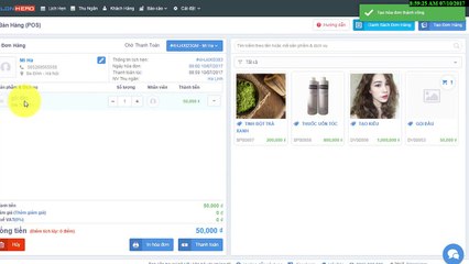 Phần mềm SalonHero - Hướng dẫn tạo lịch hẹn