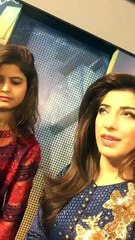 Geo News Anchor Aleena Farooq with her Make UP Artist and Tips about makeup in geo studio
