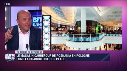 Rodolphe se démarque: Le magasin Carrefour de Posnania en Pologne fume la charcuterie sur place - 02/09