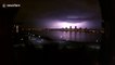 Lightning storm over the Thames